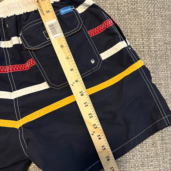 Faconnable Swim Shorts Mens Navy Azur Trunk Suit Beach Wear Medium - Picture 8 of 8